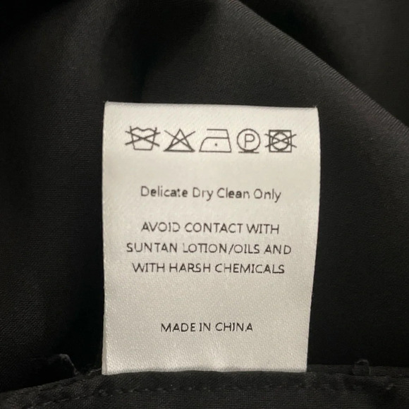 Saloni Floral Print Mini Dress Size US 4 Black Grey Ruffles Long Sleeve Silk - Picture 10 of 12